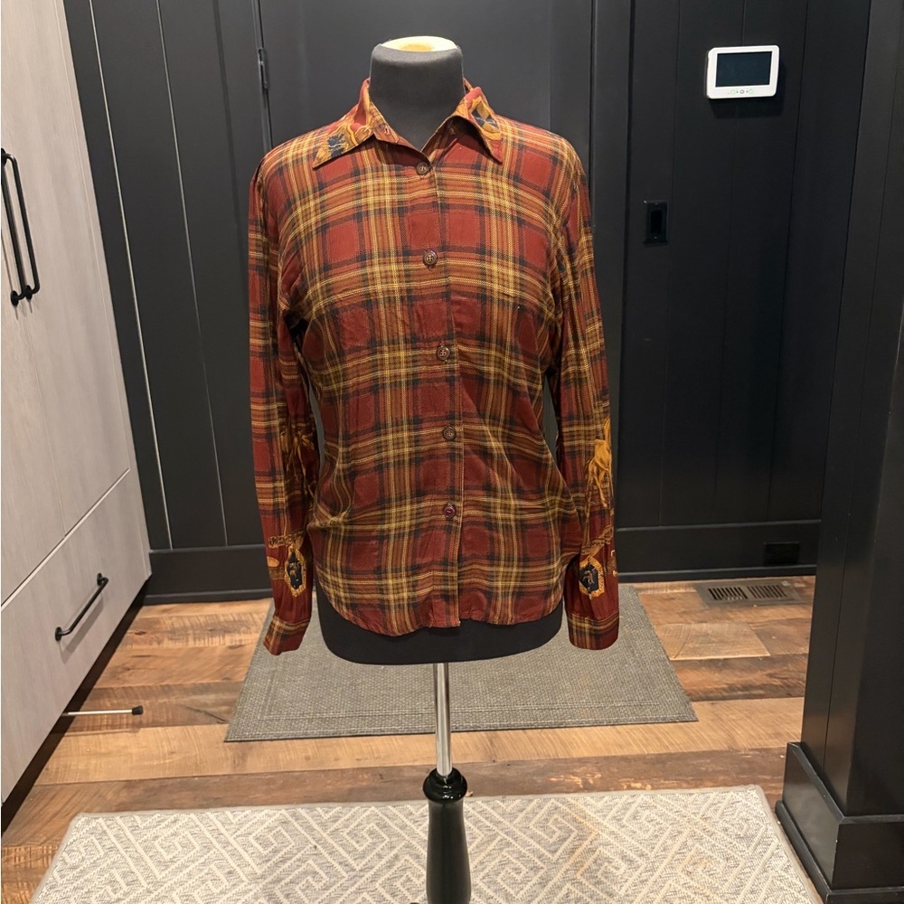 Vintage On The Verge Plaid Button-Down Shirt – Made in USA